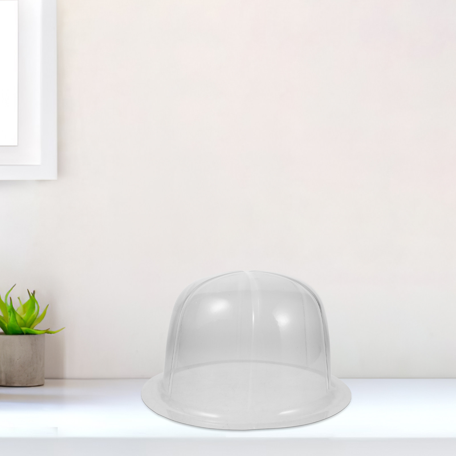 Plastic Dome Clear - 10個入り透明プラスチック製ドーム型帽子インサートサポート、大人用麦わら帽子オーガナイザー、キャップホルダー、ディスプレイスタンド、キャップホルダー、プラスチックドーム
