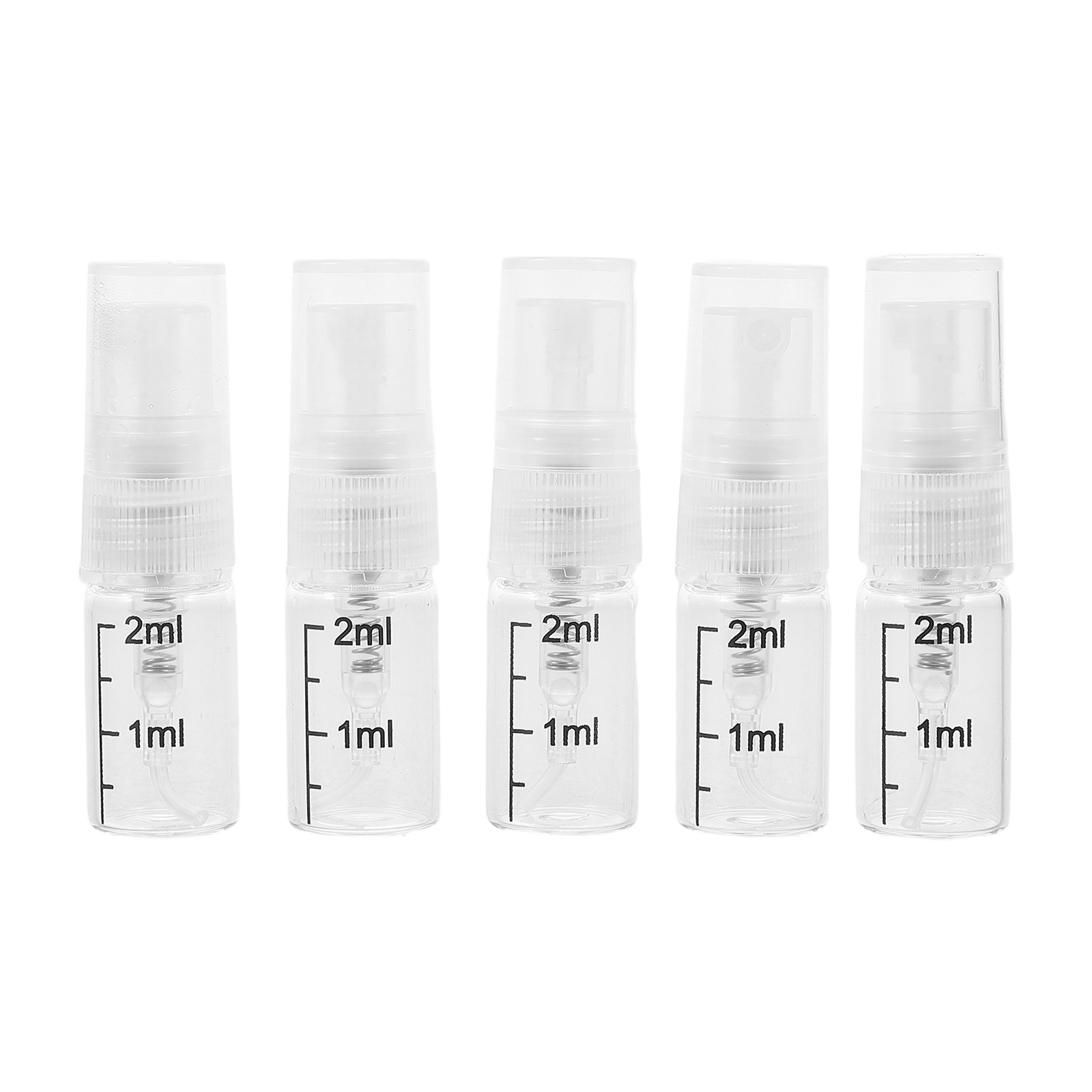 5 個の透明ガラスポータブルスプレーボトルミニ詰め替え可能な - Misting Bottle Fine のレビューと価格