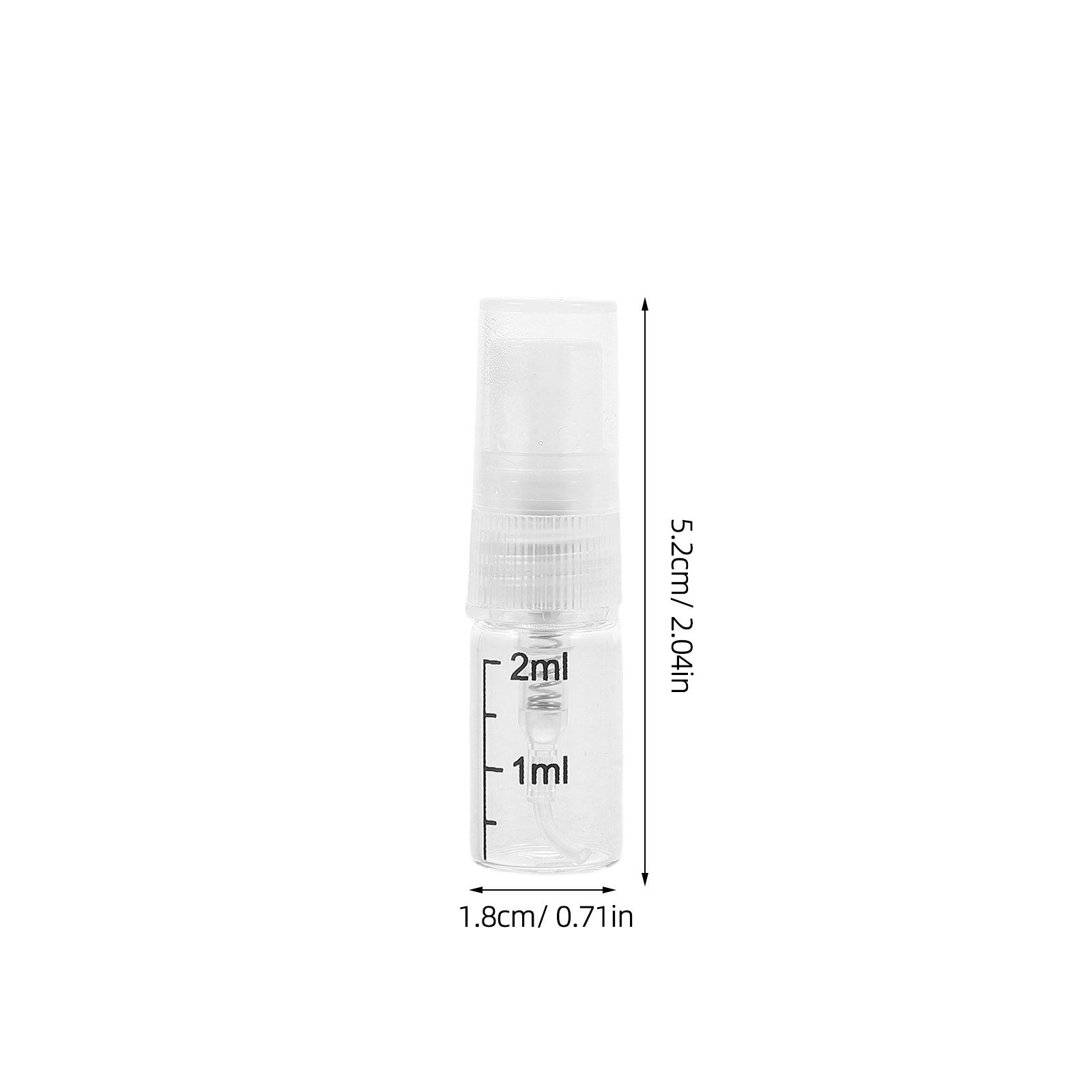 5 個の透明ガラスポータブルスプレーボトルミニ詰め替え可能な - Misting Bottle Fine のレビューと価格