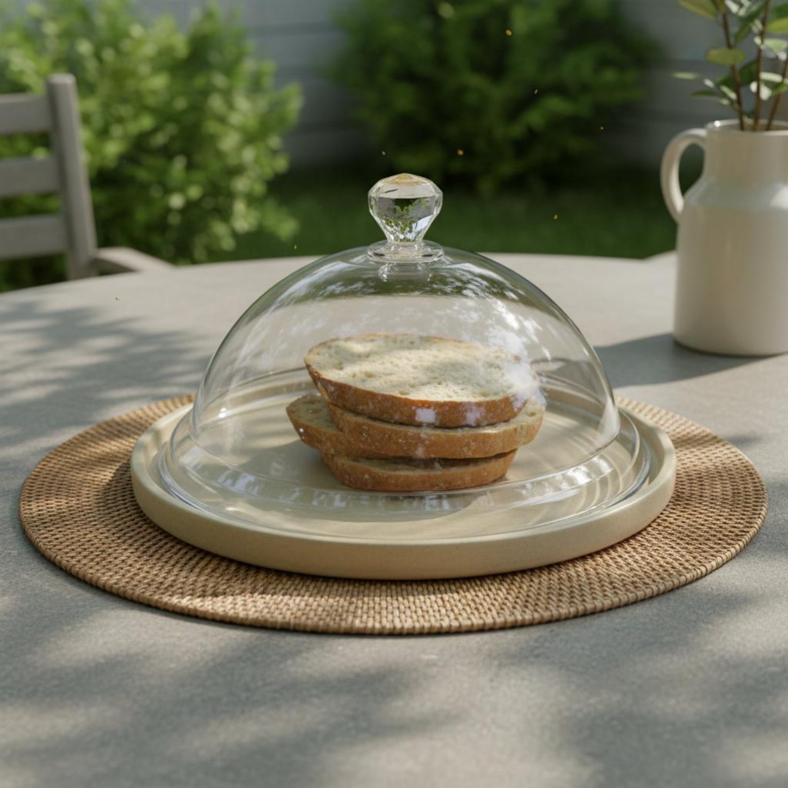 食品保護用防塵クリアケーキドーム蓋、丸型ペストリーディスプレ - Plastic Dome Clear のレビューと価格